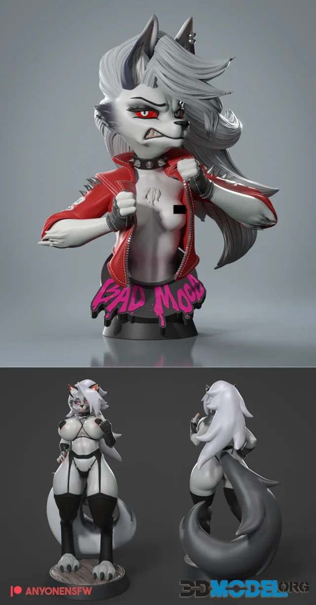 Anyonensfw - Loona Sculpture and Bust – Printable