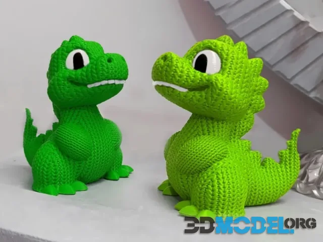 Knitted Dino Cutie – Printable