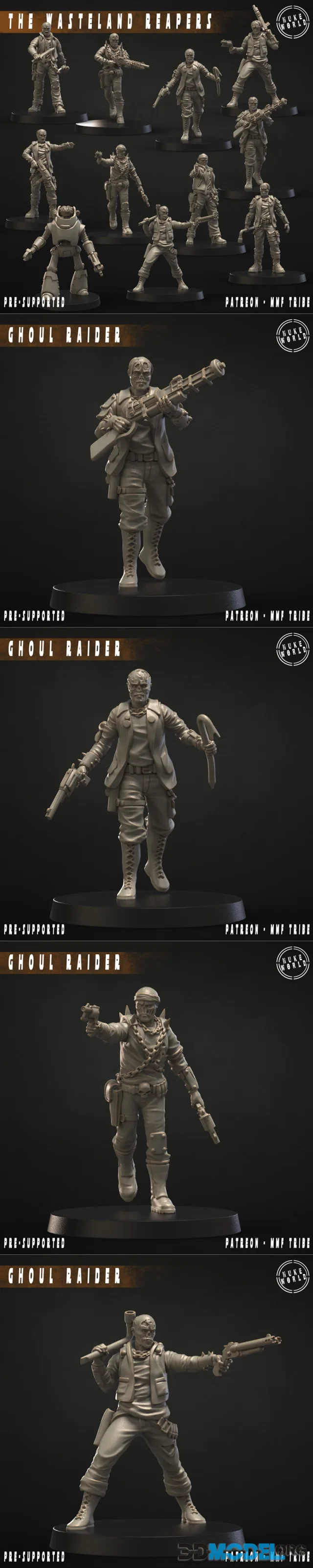 Nuke World - The Wasteland Reapers – Printable