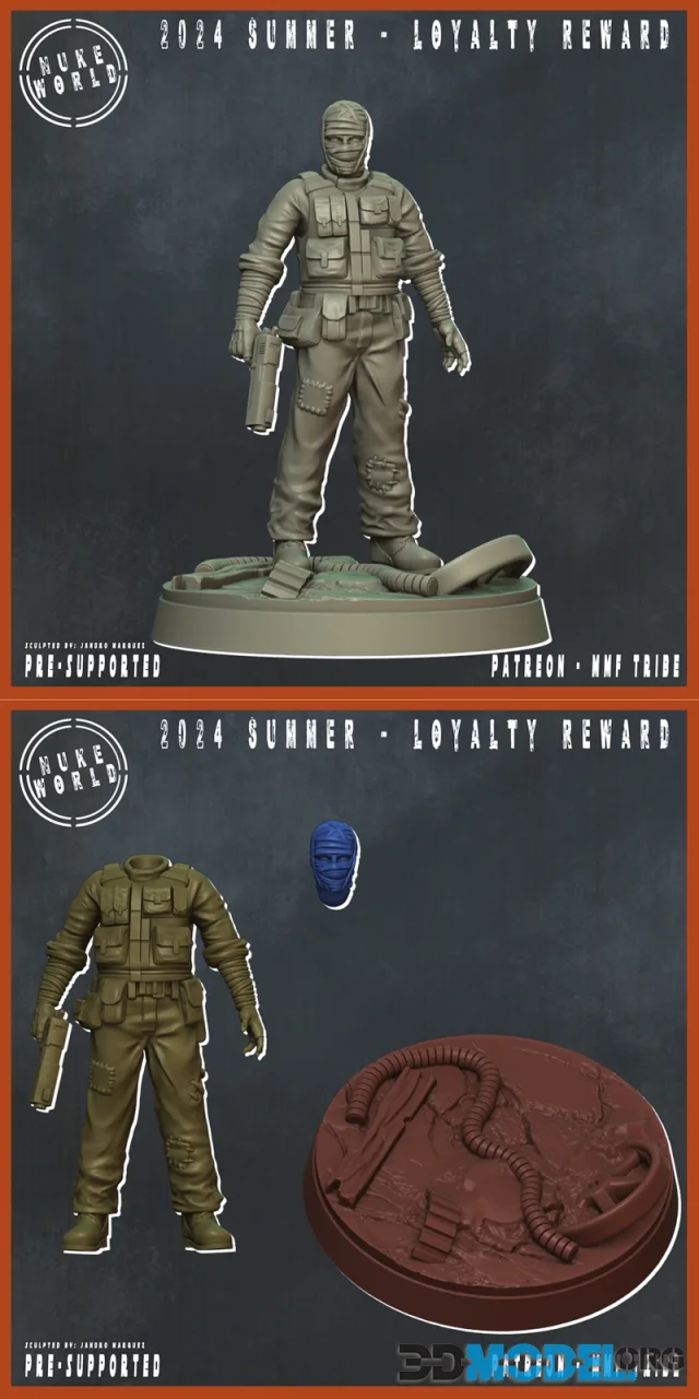 Nuke World - The Scorched Man – Printable