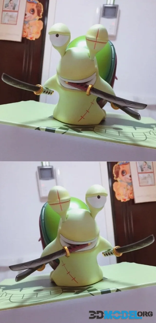 Radio Snail ZORO One piece - den den musho ZORO – Printable