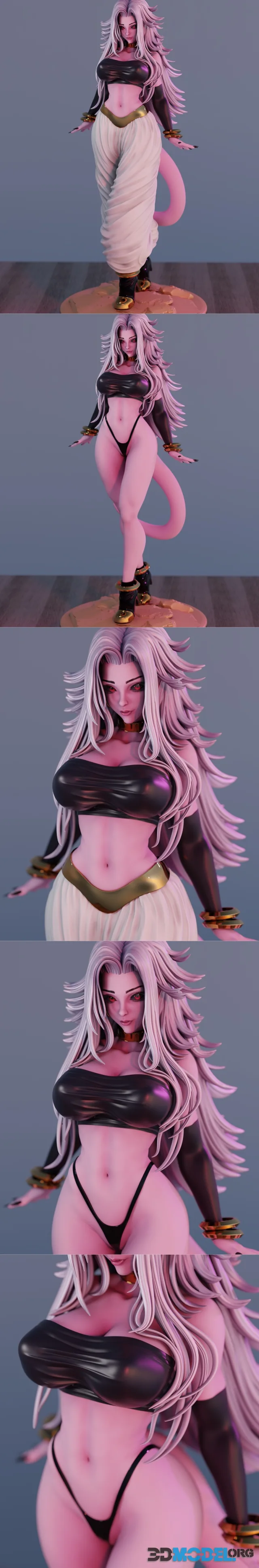 Momoji - Dragon Ball - Android 21 – Printable