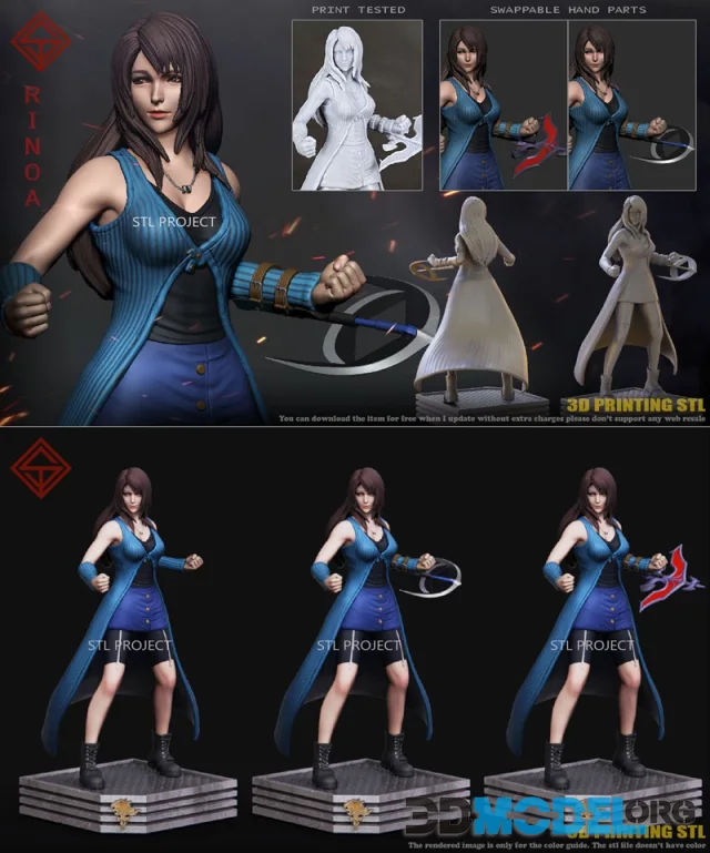 STL Project - Rinoa – Printable