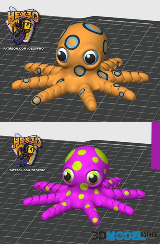 Hex3D - Baby Occy – Printable