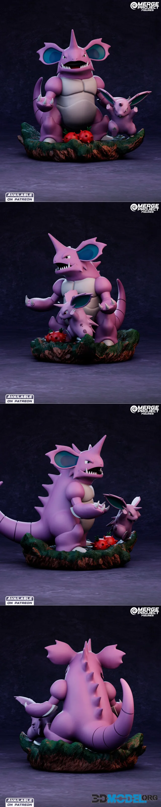 Nidoking – Printable
