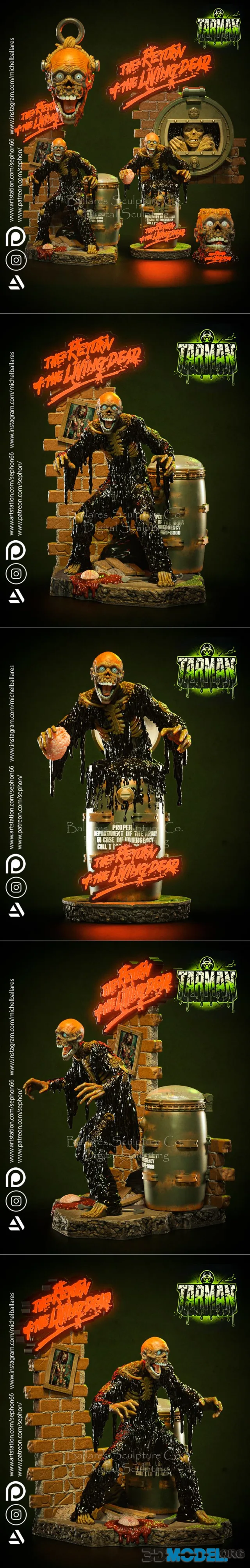 Tarman - Sculpture and Bust and Diorama By Creative Geek MB – Printable