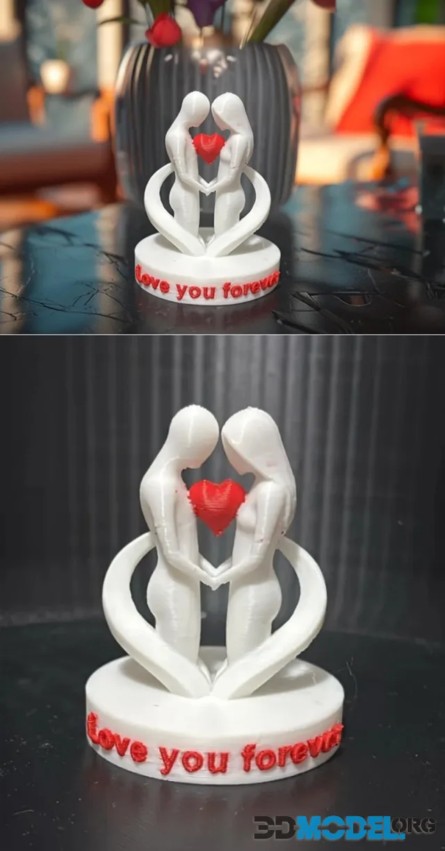 Loving Touch - love & valentine's day Statue – Printable