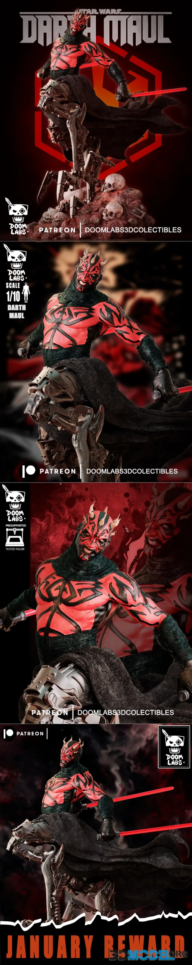 Doom Labs - Star Wars - Darth Maul – Printable