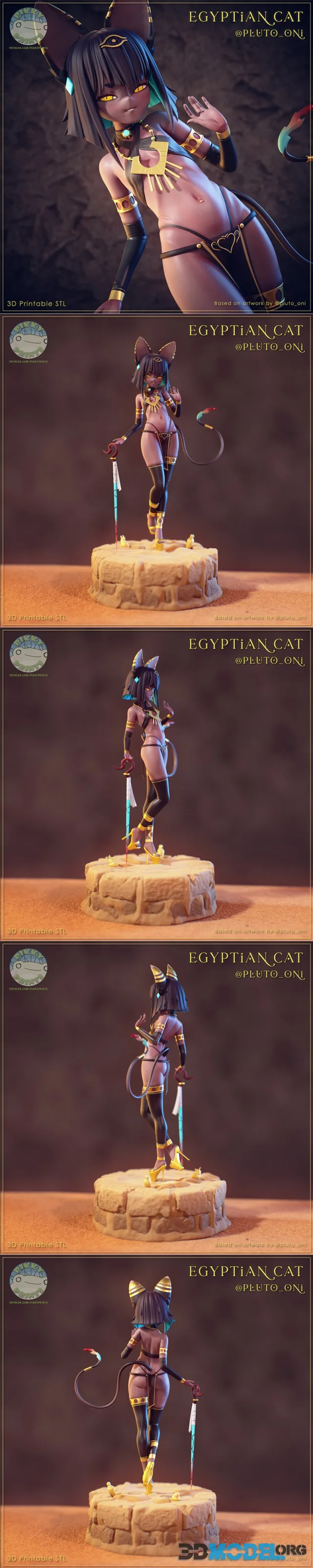 Pikky Prints - Egyptian Cat – Printable