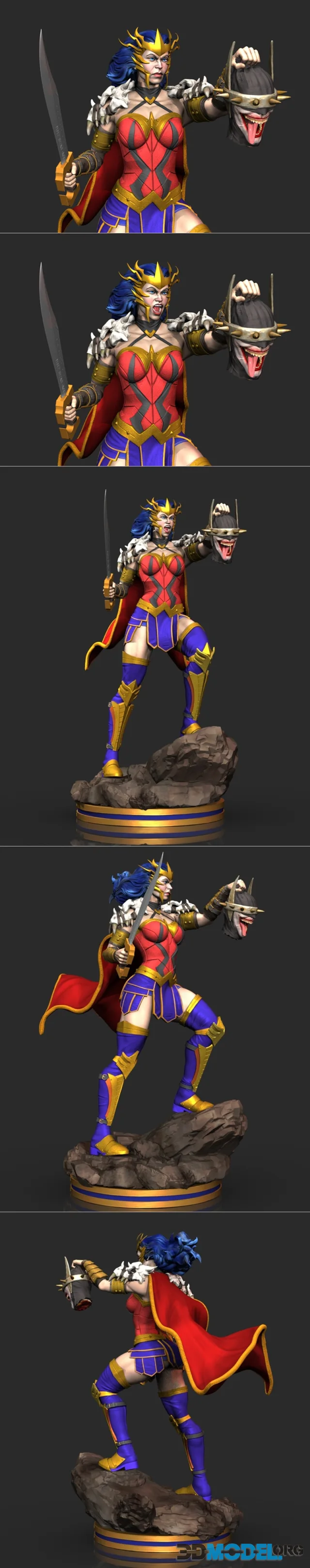 Dragon Collector - Wonder Woman - Death Metal – Printable