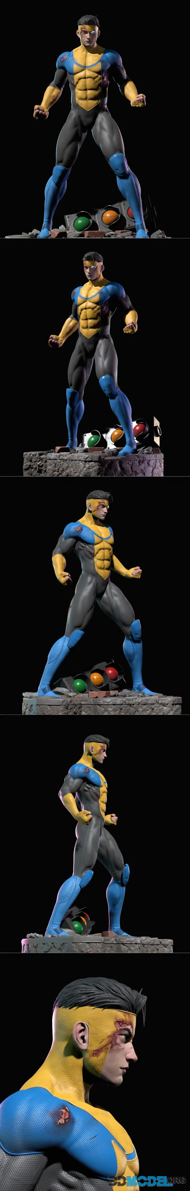 Invencible Statue by Alvaro Stuardo – Printable
