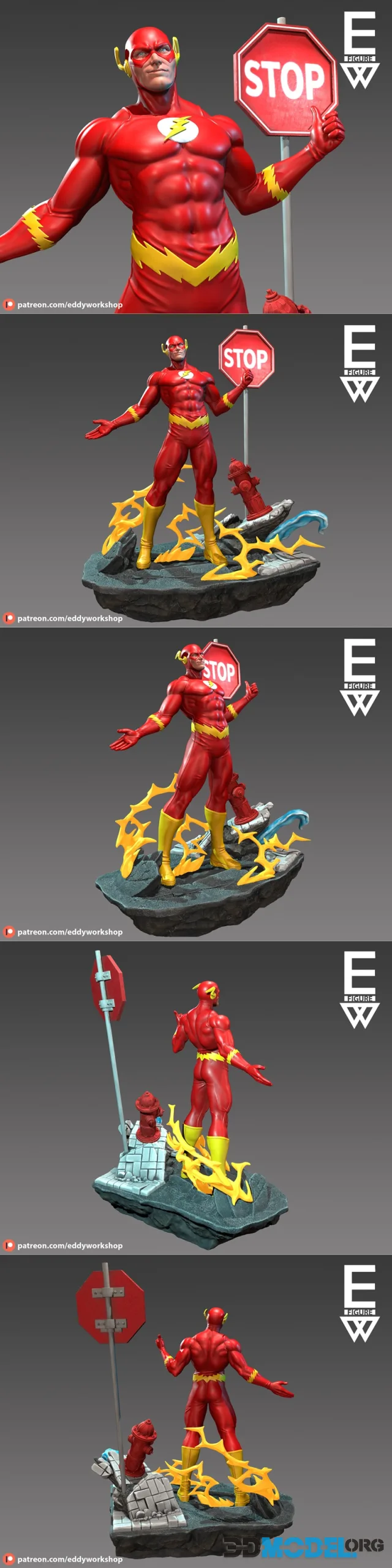 Eddy’s Workshop - The Flash – Printable