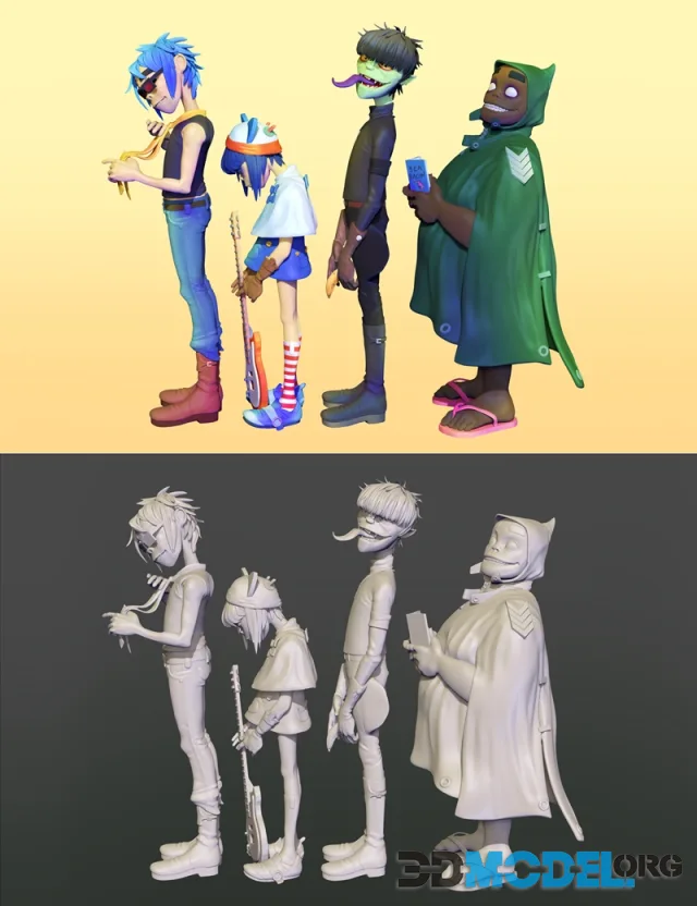 Gorillaz – Printable