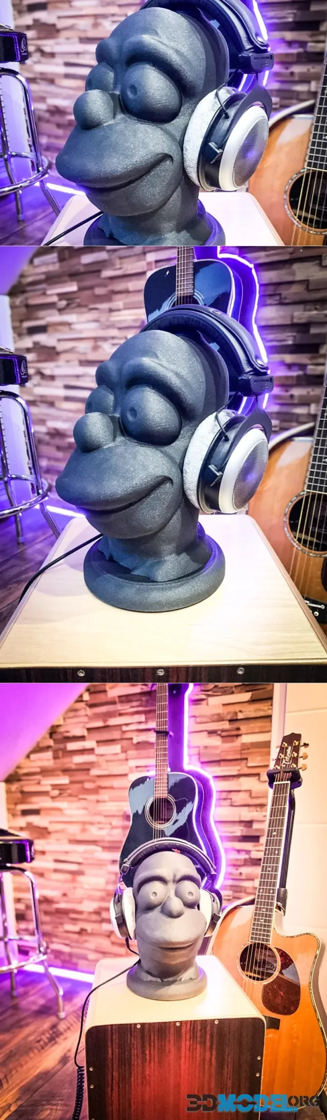 Homer Simpson Headphone Stand – Printable