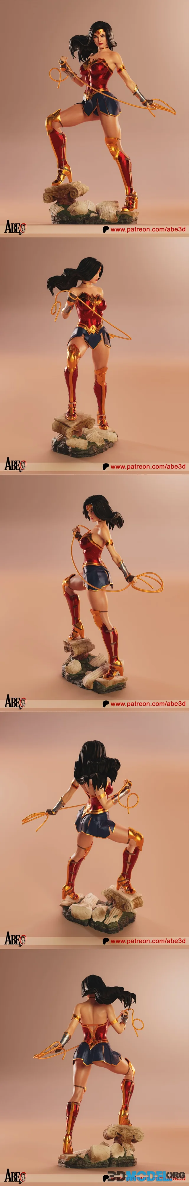 Abe3D - Wonder Woman – Printable