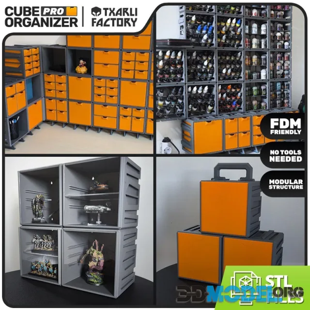 Cube Pro Organizer Hobby – Printable