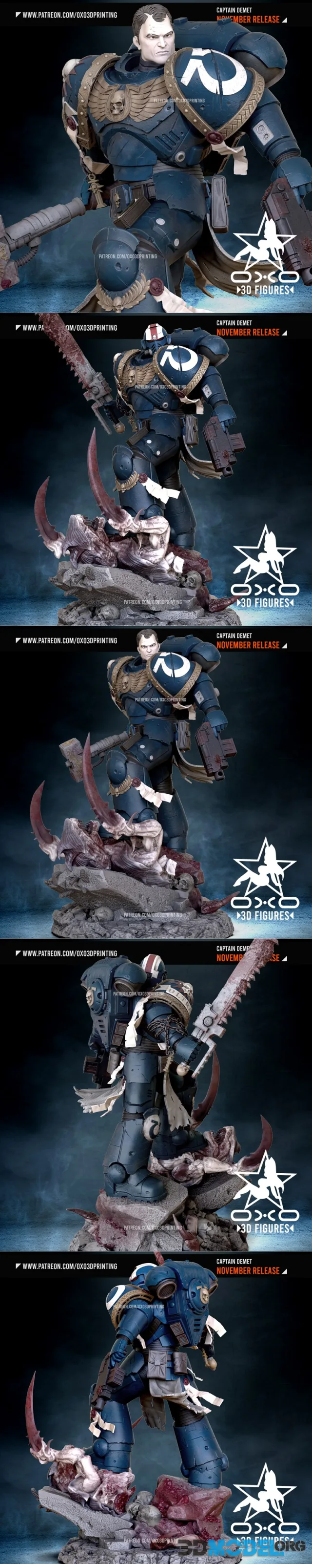 OXO3D Figures - Capt Demet – Printable