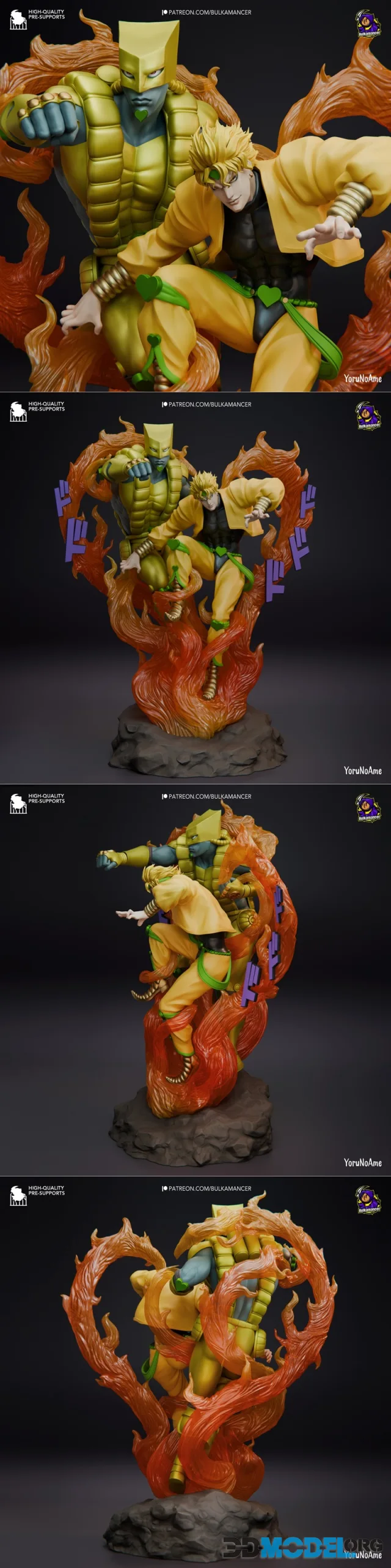 Bulkamancer Sculpts - Dio y el Mundo Jojo's Bizarre Adventure – Printable