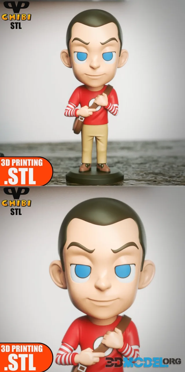 Sheldon Cooper Chibi – Printable