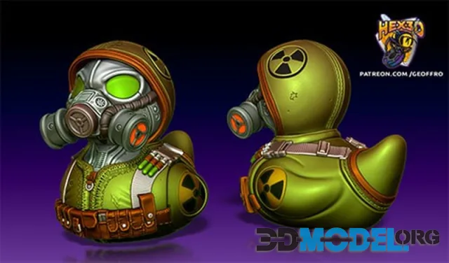 Hex3D - Nuclear Duck – Printable
