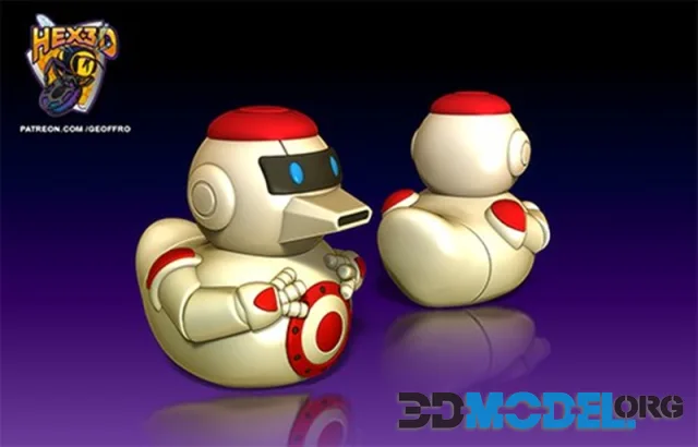 Hex3D - Robot Duck – Printable
