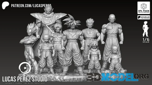 Lucas Perez Studio - Base Diorama Z Warriors – Printable