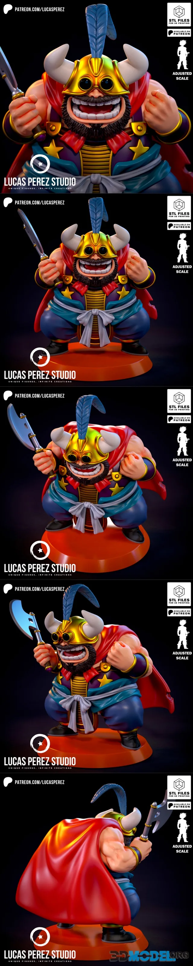 Lucas Perez Studio - Ox King – Printable