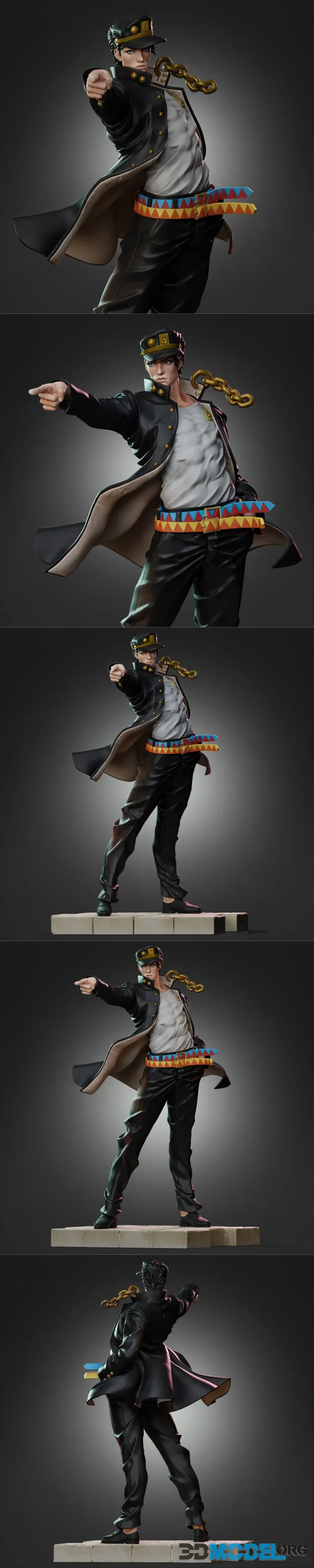 Tenshi Figures - JoJo's Bizarre Adventure - Jotaro Kujo – Printable