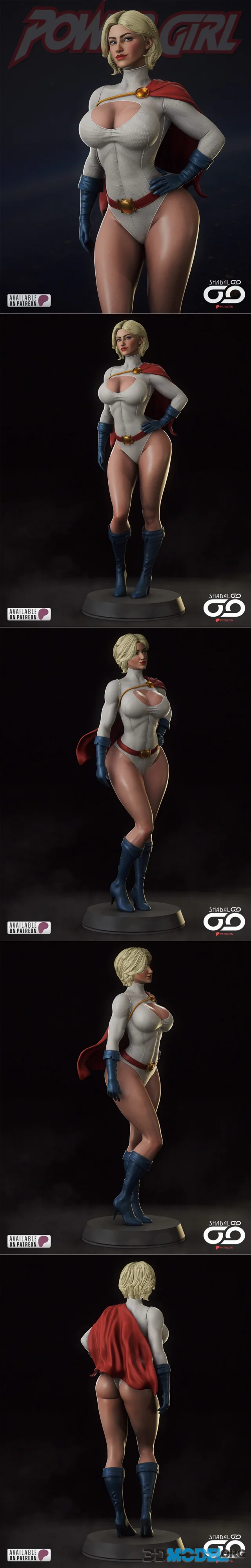 Shadaloo Studios- Power Girl – Printable