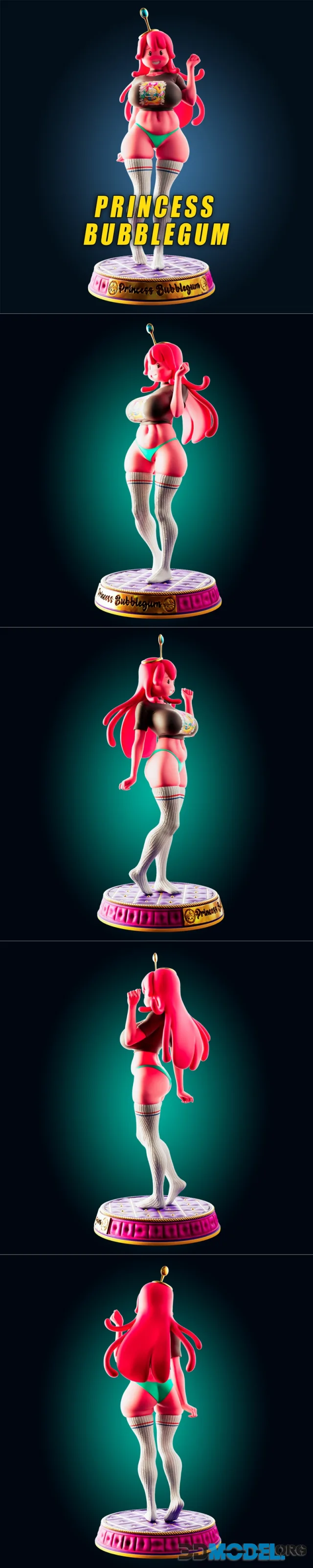 Officer Rhu - Princessa Bubblegum – Printable