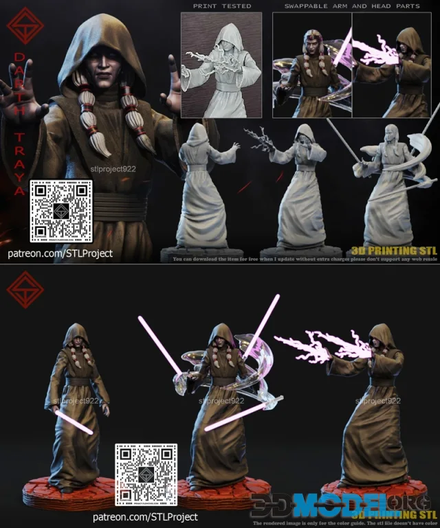 STL Project - Darth Traya – Printable