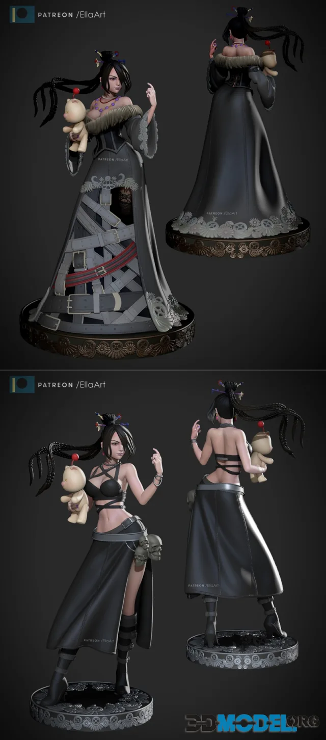 EllaArt - Lulu from Final Fantasy X V2 – Printable
