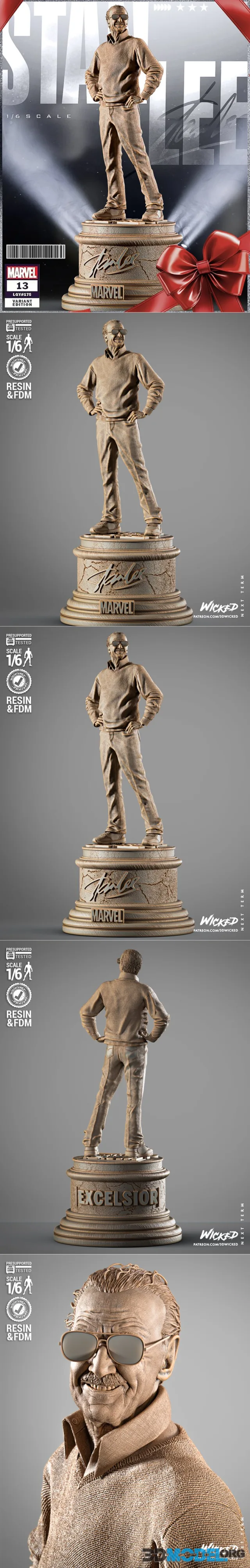 WICKED - Stan Lee Sculpture – Printable