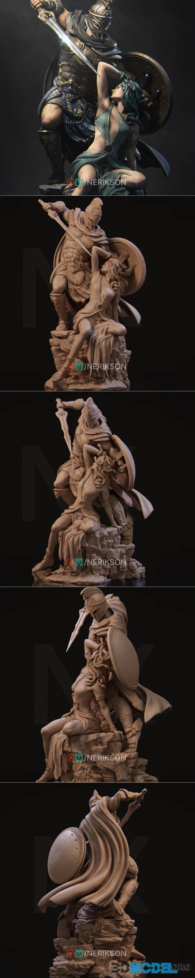 Nerikson - Medusa and Perseus – Printable