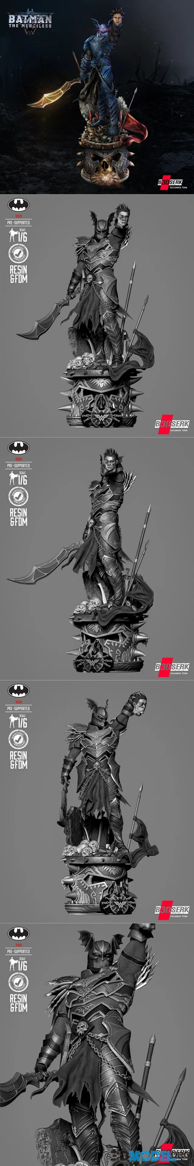B3DSERK - Merciless Sculpture – Printable
