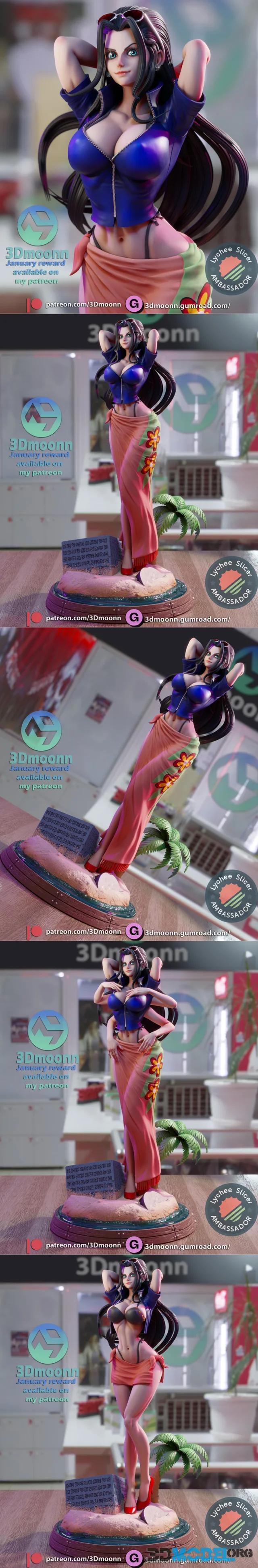 3Dmoonn - Nico Robin Stl Medium, Ultimate & Merchant tier – Printable