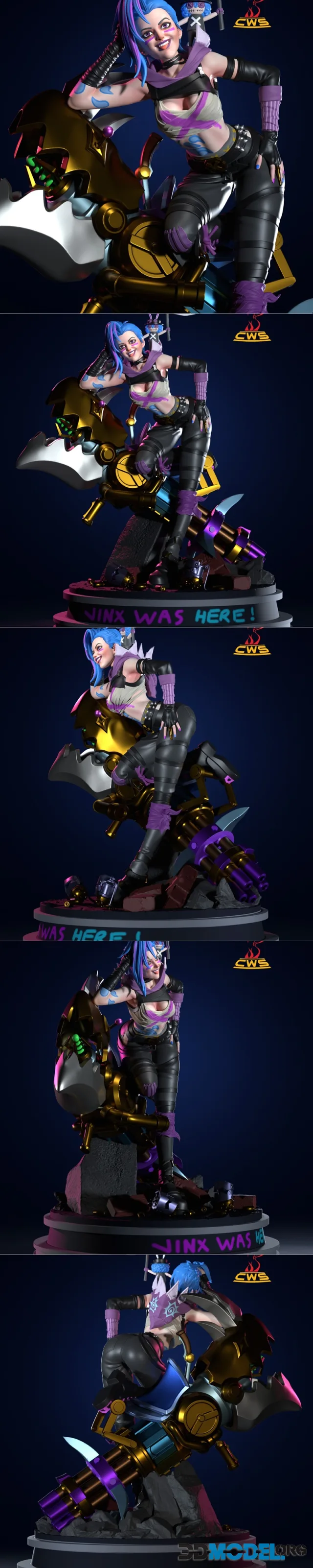 CW Studio - Arcane - Jinx – Printable