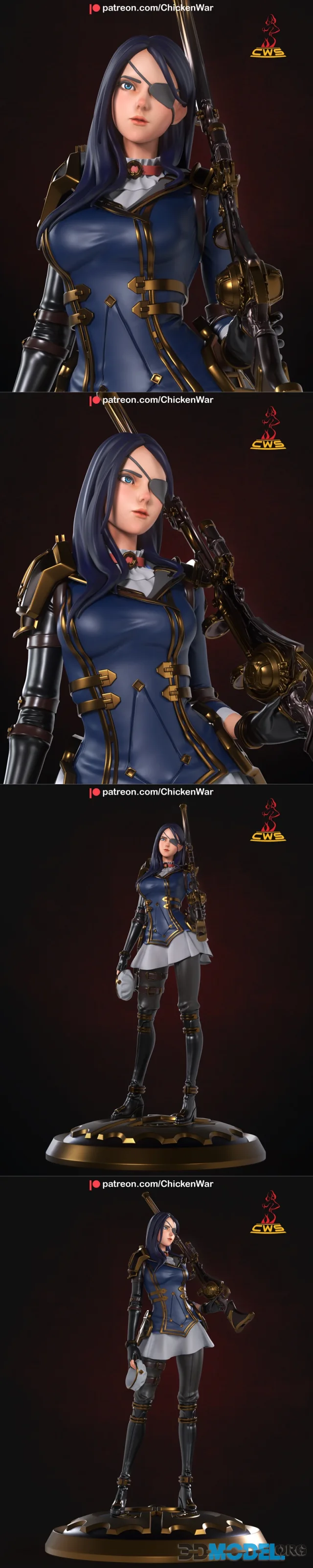 CW Studio - Arcane - Caitlyn – Printable