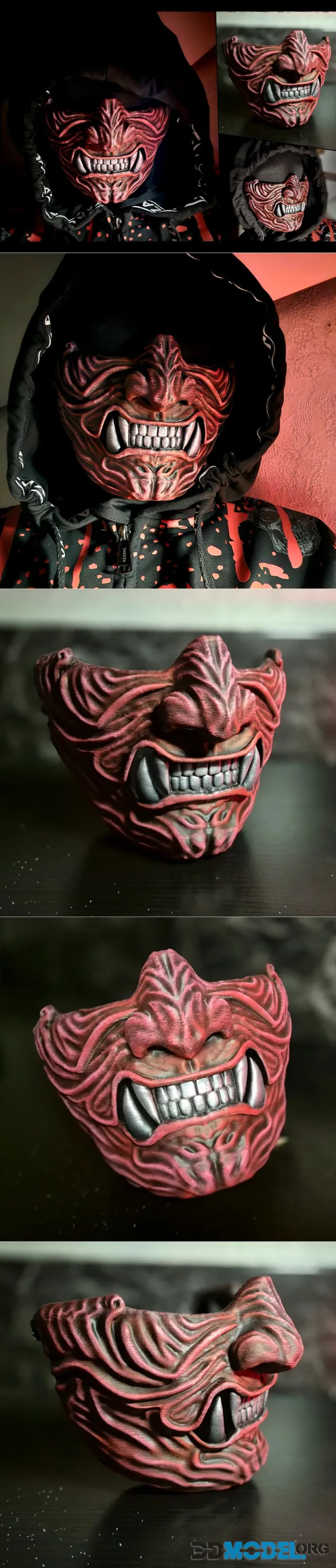 Samurai Oni Mask 03 – Printable