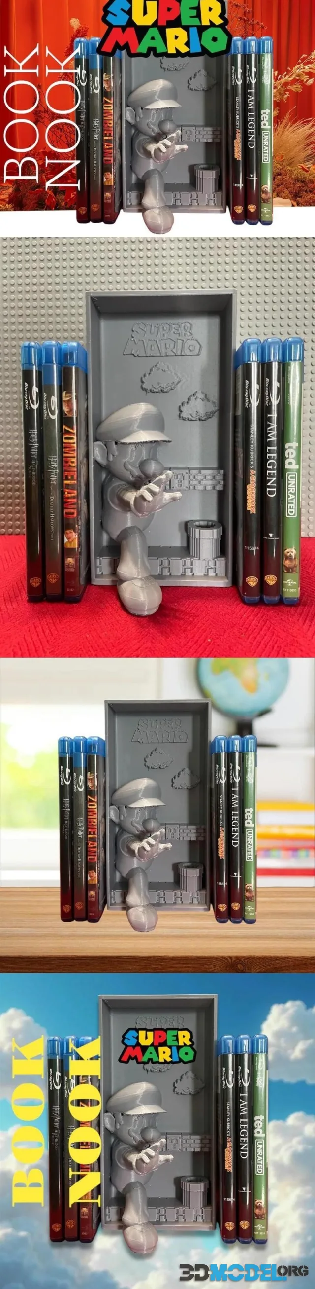 Mario Book Nook – Printable