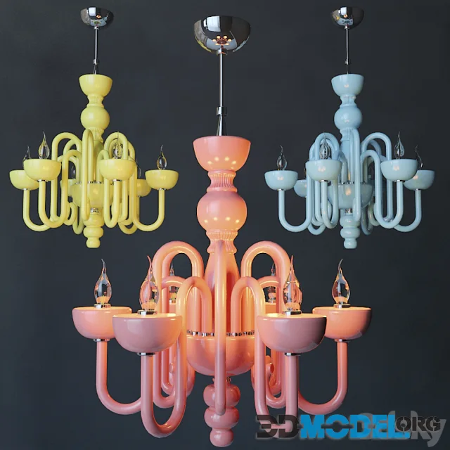 art deco st luce chandelier