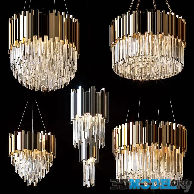 Hanging chandeliers BARCLAY