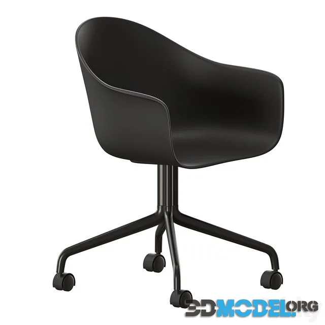 Harbor Dining Chair Star Base W Casters