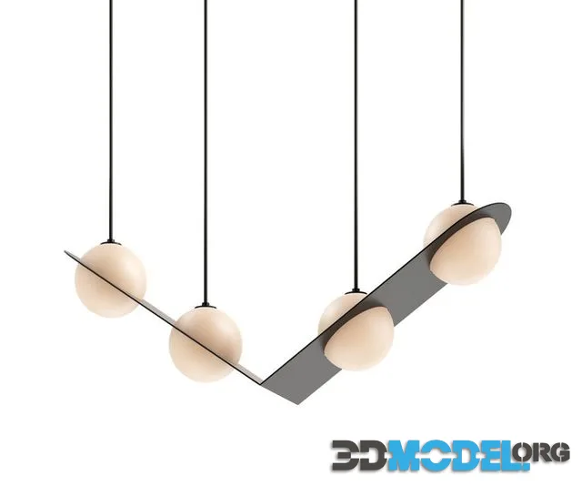 Laurent Pendant Lamp set by Lambert