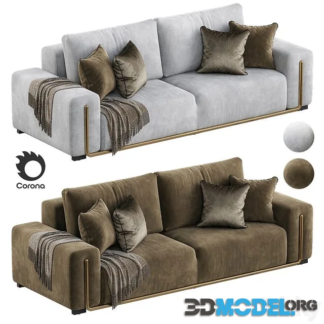 Modern gray sofa