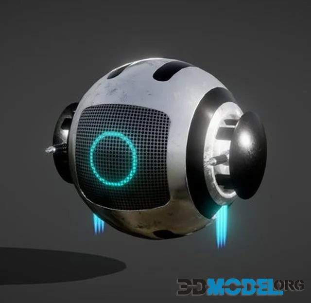 S Bot   Lowpoly