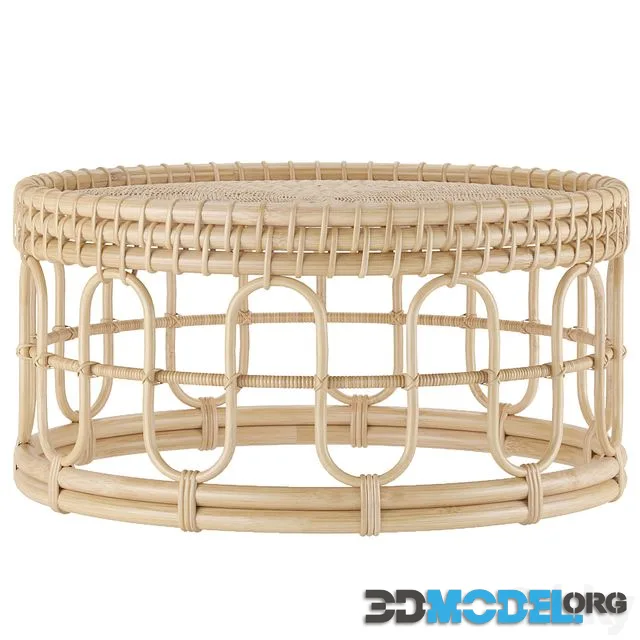 Samson Rattan Coffee Table 80 natural