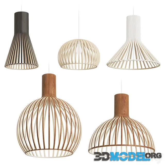 Secto Design Wooden Lamps