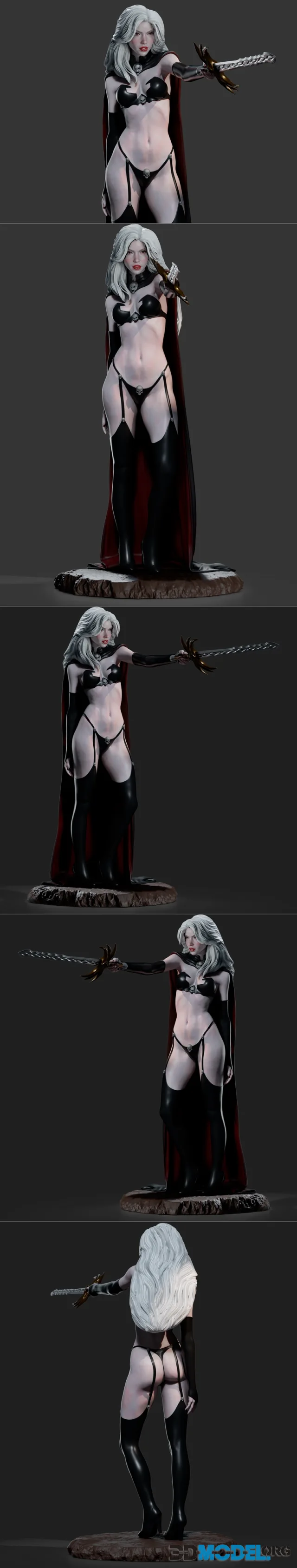 CA 3D Studios - Death Princess – Printable