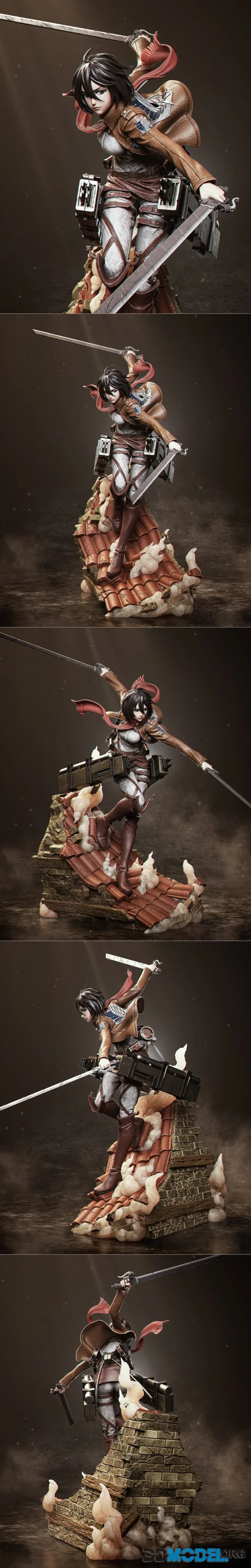 CA 3D Studios - Mikasa – Printable